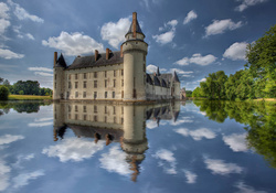 *** Castle on the water  and reflection ***