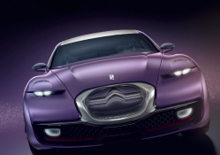citroen concept car violet